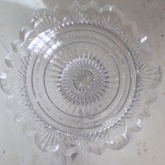 Crystal flared vase - Picture 4 of 8